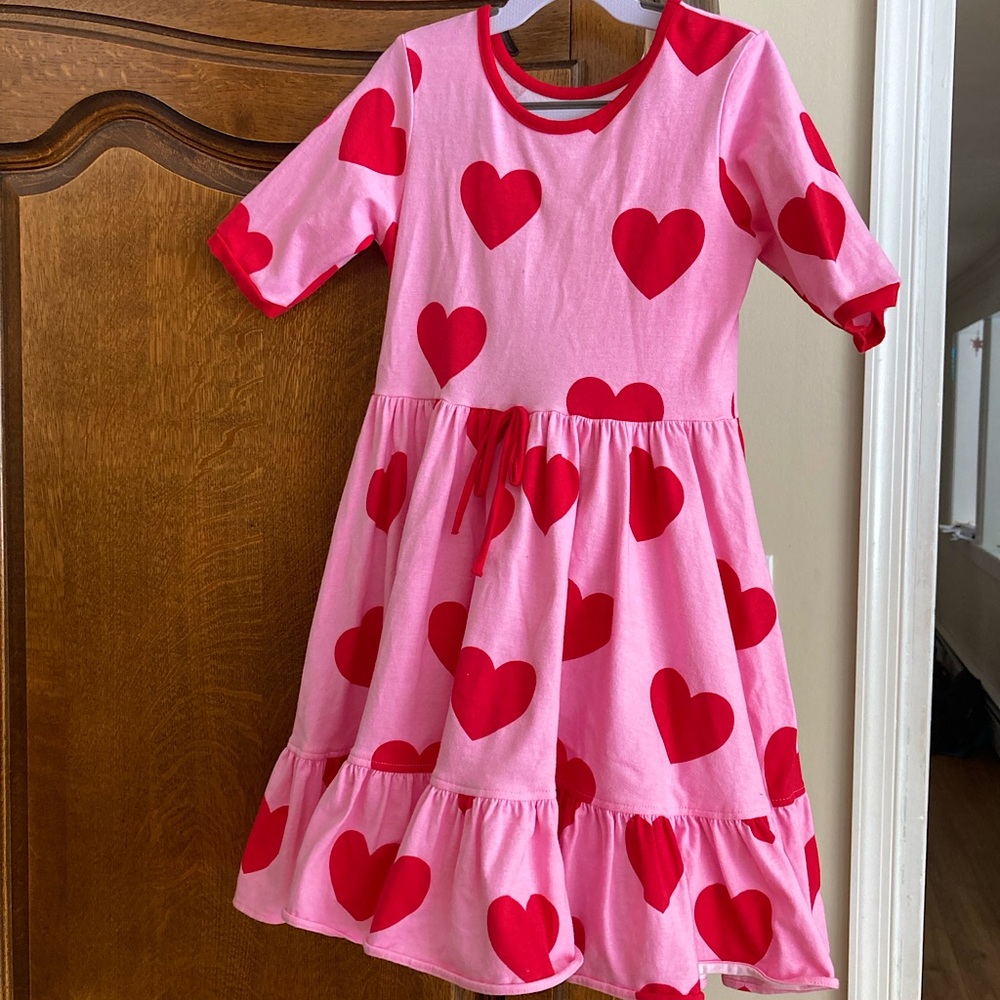 Eleanor Rose Pink Heart Dress